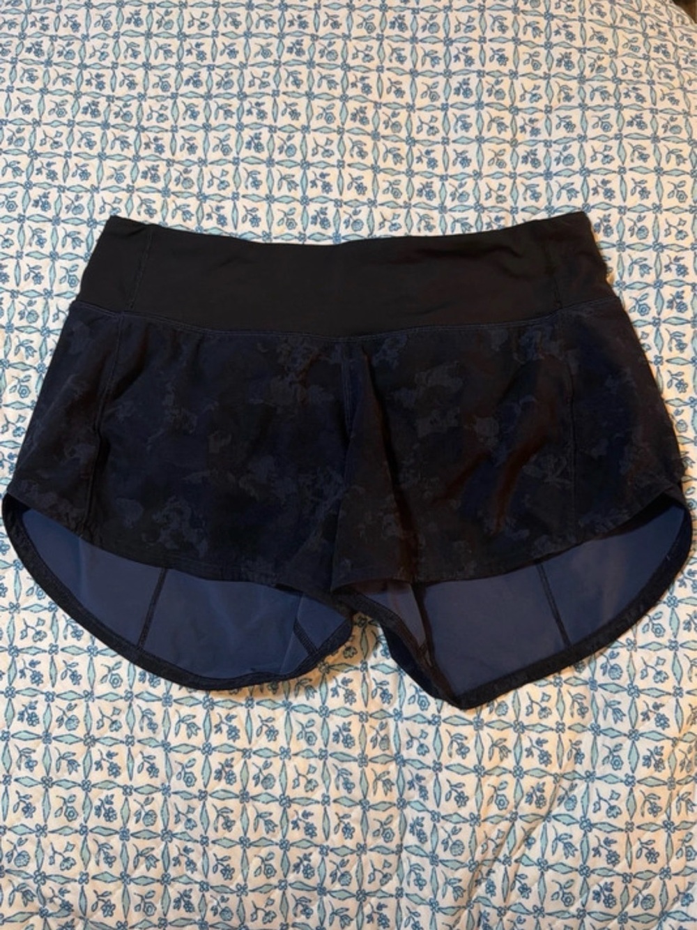 lululemon athletica Black Layered Athletic Shorts